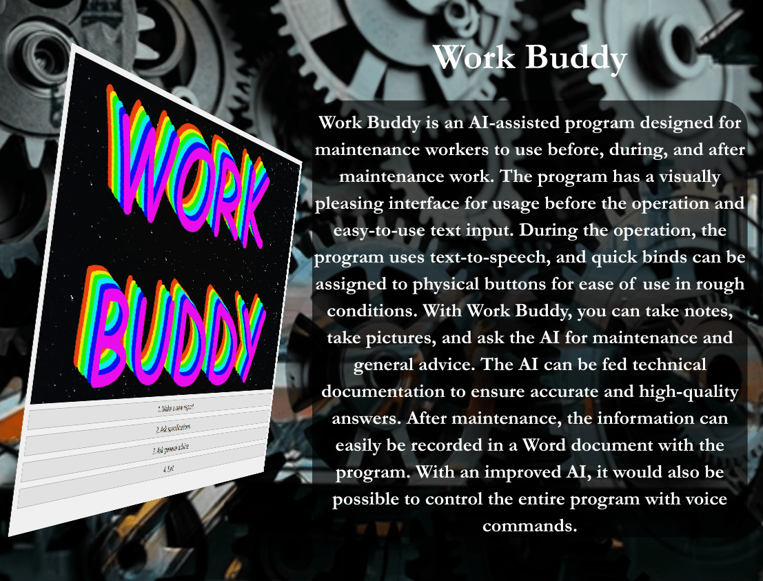 Work Buddy, AI Enhanced Field Service Manager 